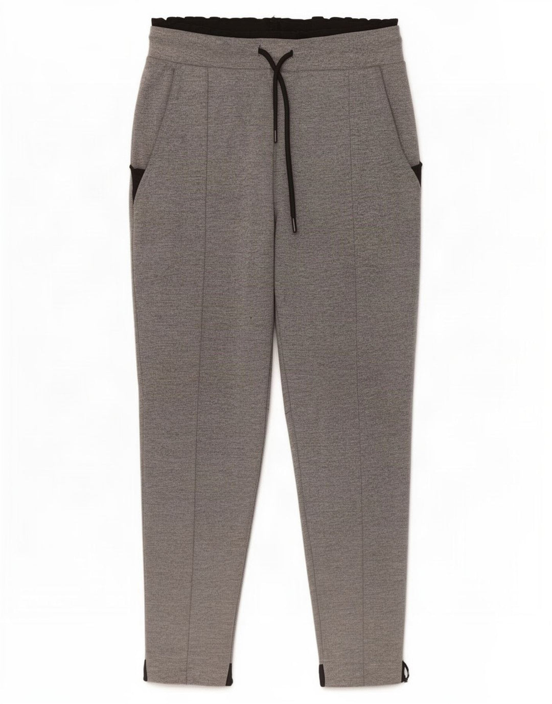 Zara Mens Crop Calça de treino cinza médio Colourblock