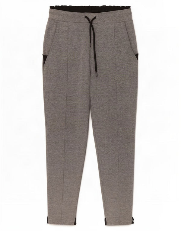 Zara Mens Crop Calça de treino cinza médio Colourblock