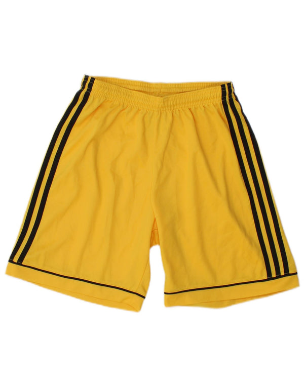 Adidas Mens Climalite Sport Shorts Pequeno Poliéster Amarelo
