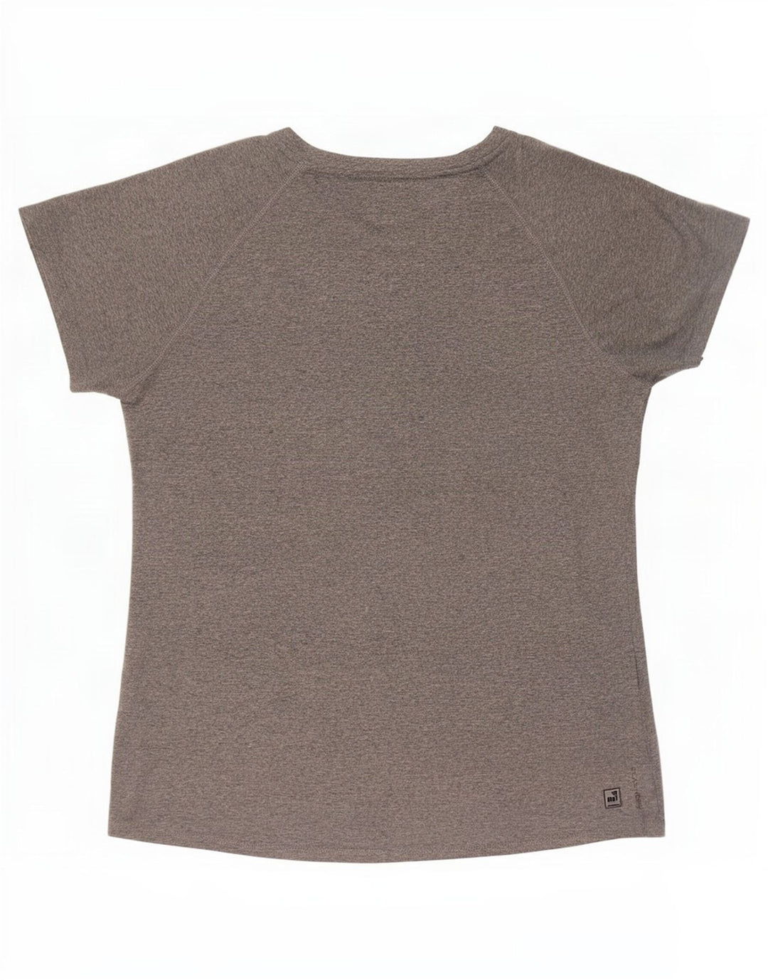 Camiseta feminina The North Face UK 12 poliéster manchado cinza médio