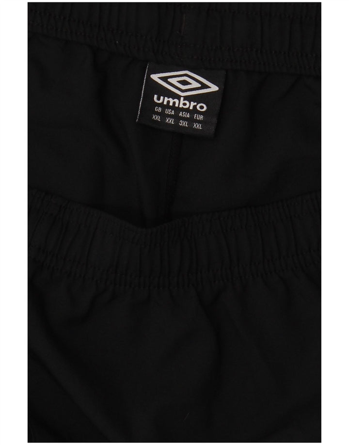 Shorts esportivos masculinos UMBRO 2XL pretos