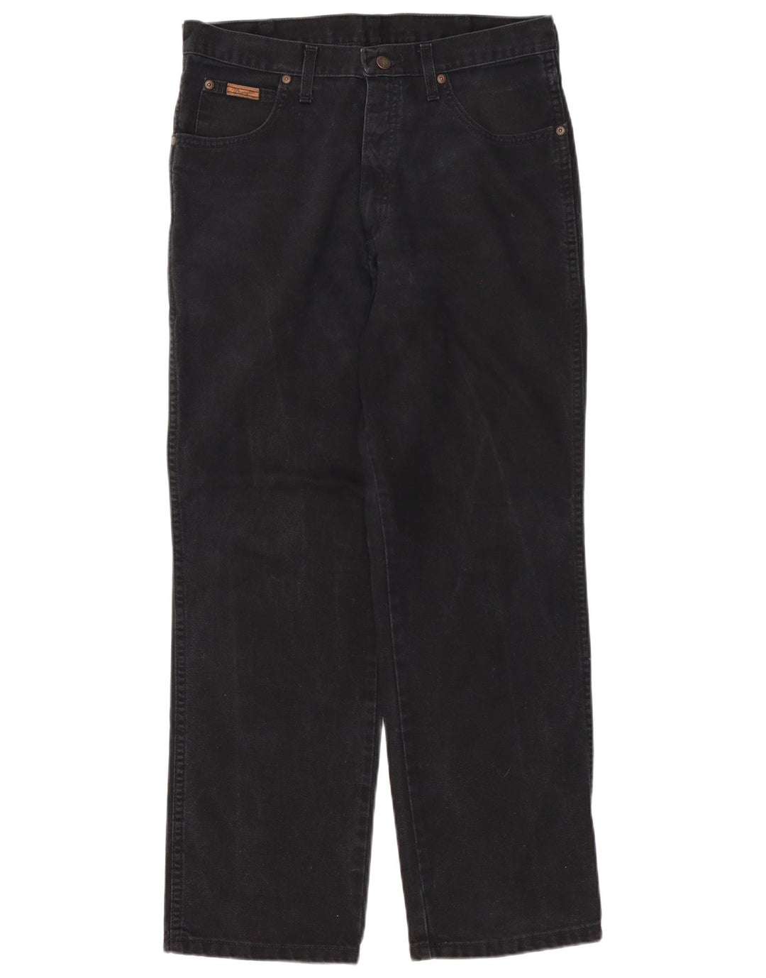 Wrangler Masculino Ohio Straight Jeans W33 L30 Algodão Preto