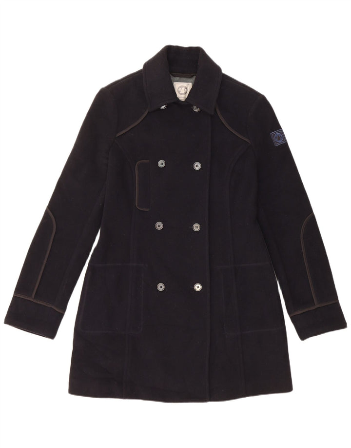 Casaco feminino MURPHY & NYE Sailmakers com peito duplo IT 44 azul marinho médio