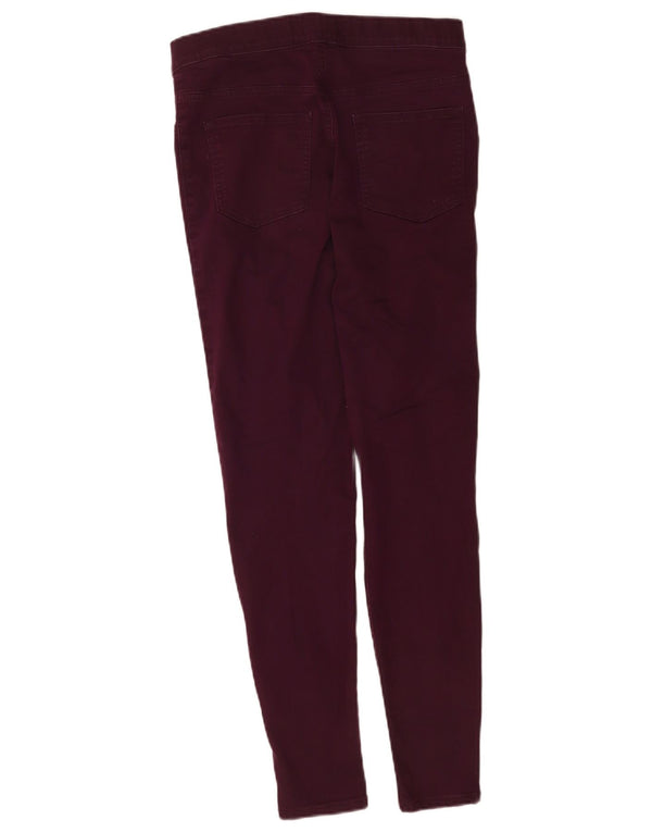 Calça jeans feminina Marks & Spencer UK 12 médio W30 L28 algodão roxo