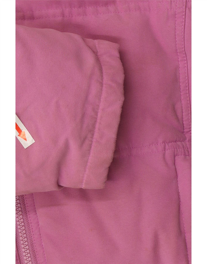Jaqueta acolchoada superdimensionada feminina Musto UK 10 poliéster rosa pequeno