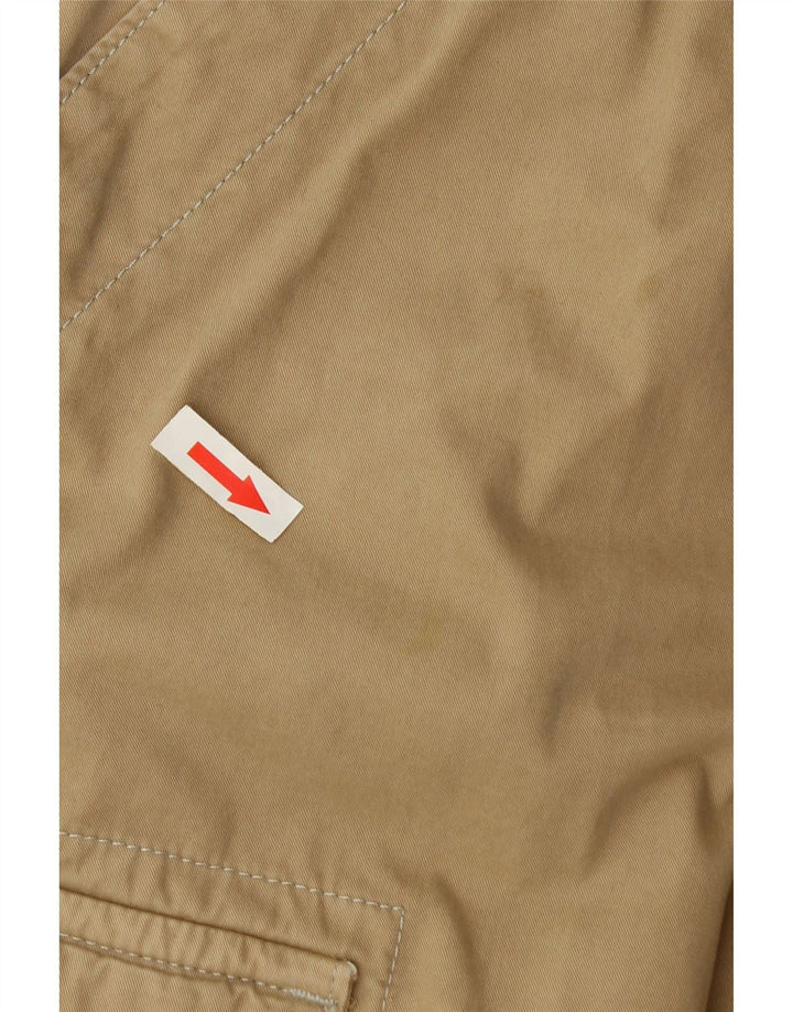 Calça cargo reta masculina Murphy & Nye W36 L32 algodão bege