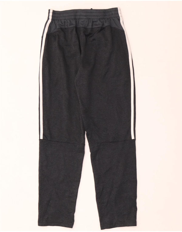 Calças de treino Adidas meninos 10-11 anos cinza médio poliéster