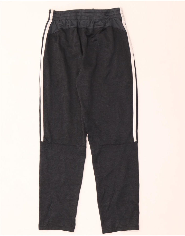 Calças de treino Adidas meninos 10-11 anos cinza médio poliéster
