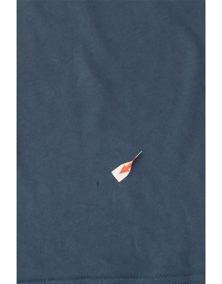 Camiseta gráfica masculina The North Face Top de algodão azul médio