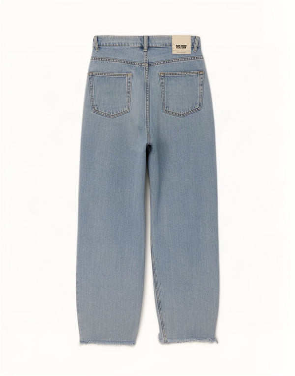 Zara Girls Jeans Soltos 13-14 Anos W26 L24 Azul Algodão