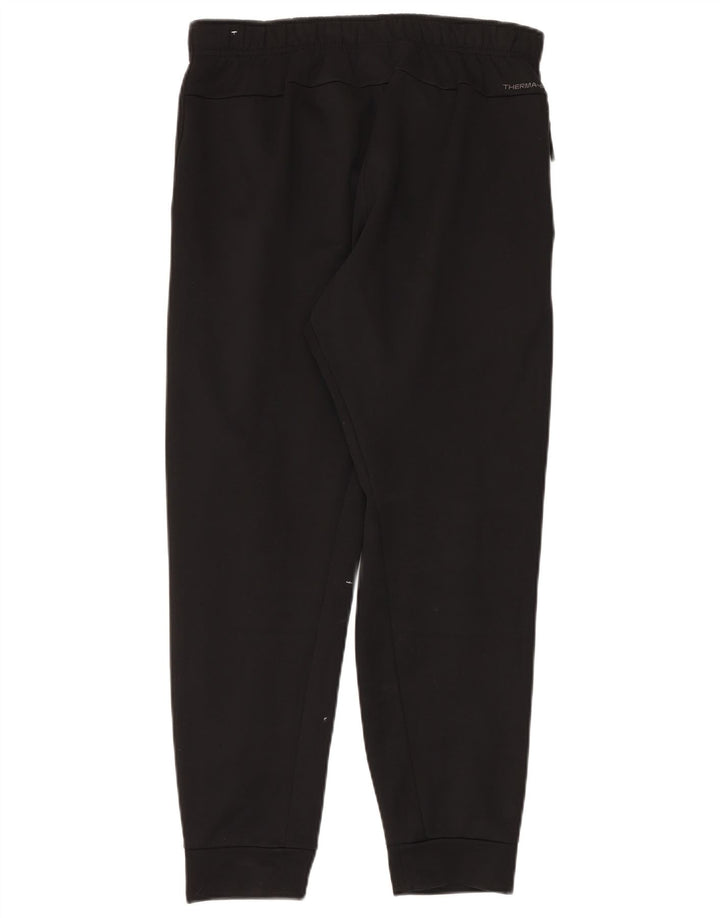 Calça esportiva masculina Nike Therma-Fit de poliéster médio preto