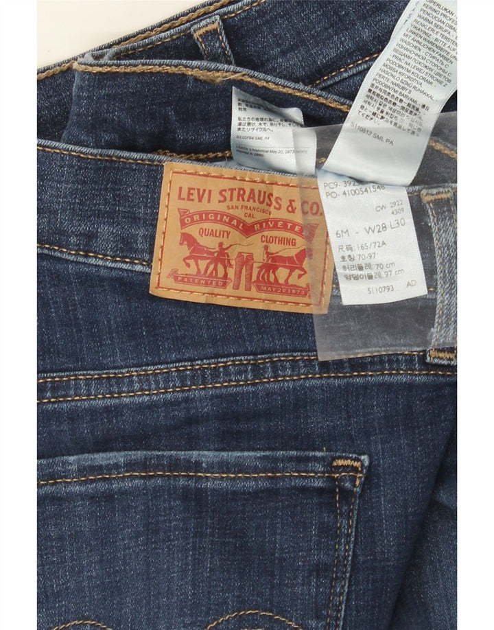 Jeans feminino Levi'S Classic Fit Straight US 6 médio W28 L27 algodão azul