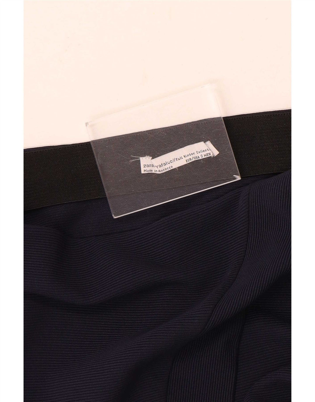 Saia lápis feminina Zara pequena W26 azul marinho