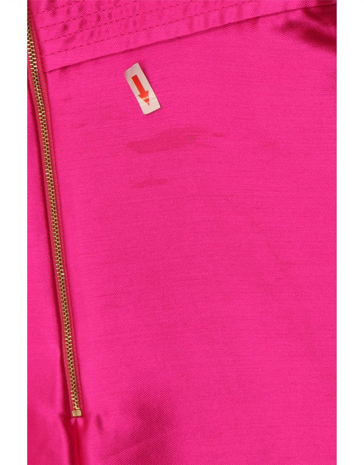 Vestido feminino Kate Spade sem mangas US 4 pequeno poliéster rosa