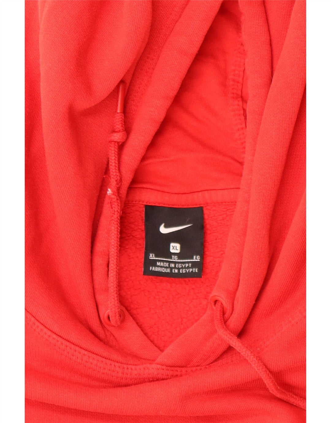 Nike Mens Hoodie Jumper XL Algodão Vermelho