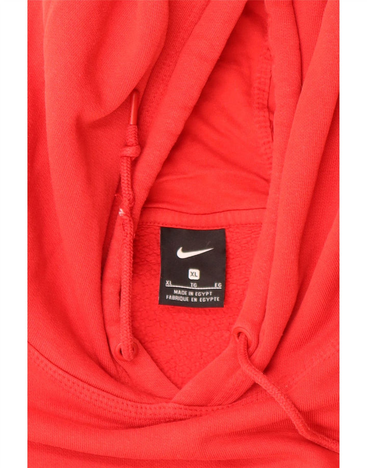 Nike Mens Hoodie Jumper XL Algodão Vermelho