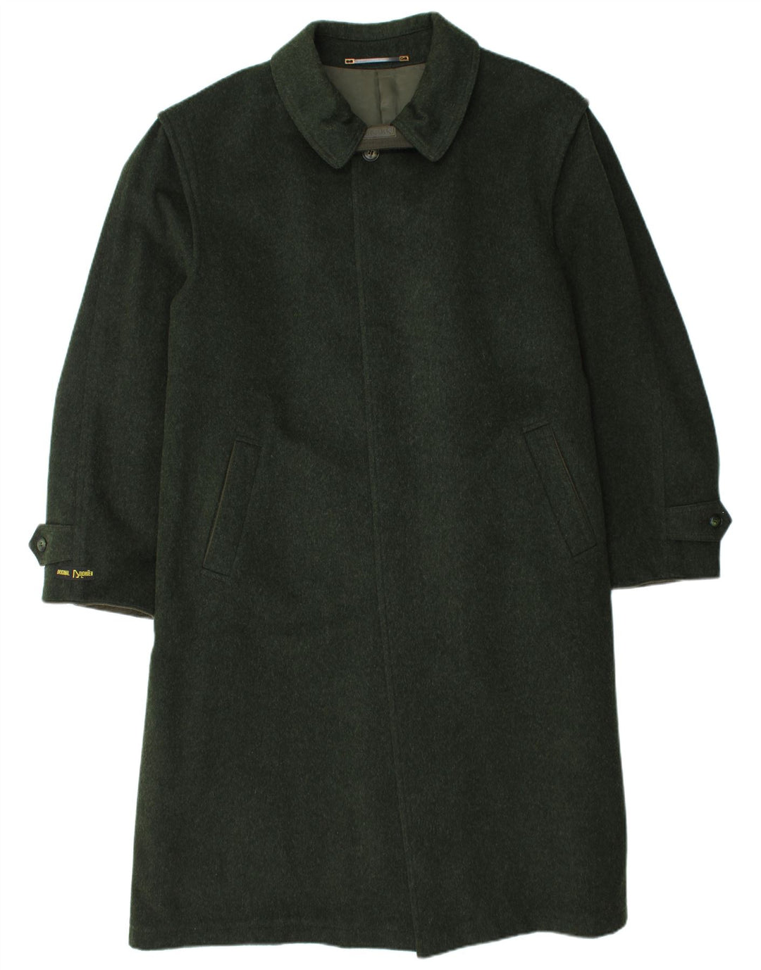 Sobretudo masculino Dolomiten EU 52 XL lã virgem verde