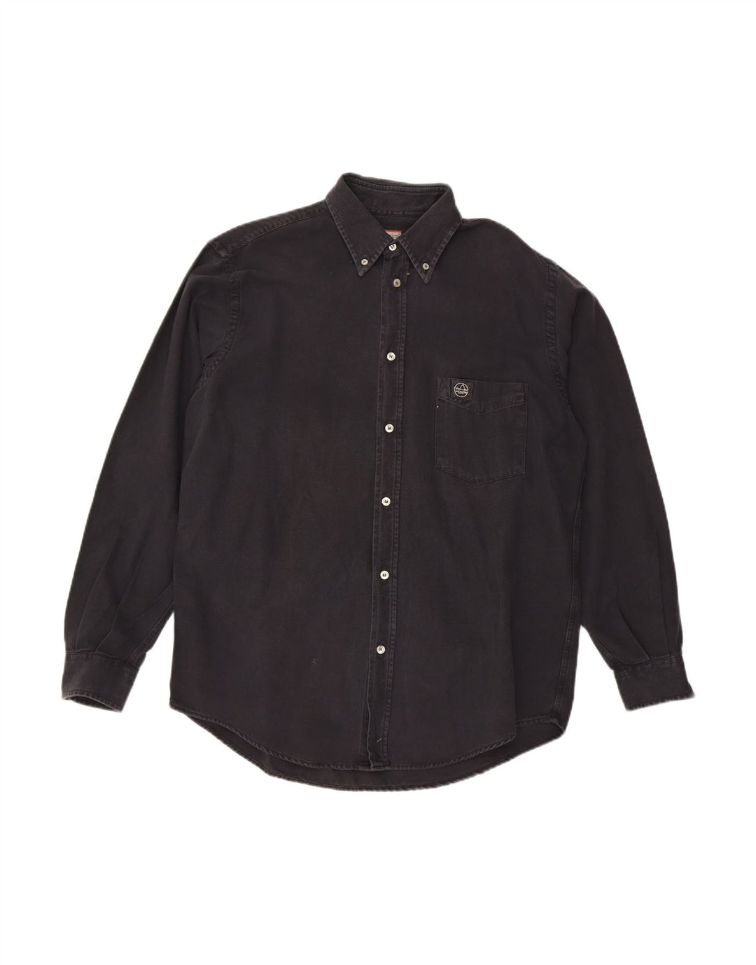 Camisa masculina MURPHY & NYE grande de algodão preto
