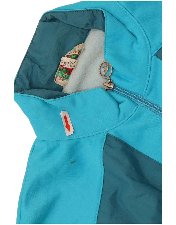 AUSTRALIAN L'ALPINA Jaqueta masculina de agasalho IT 50 bloco colorido azul médio