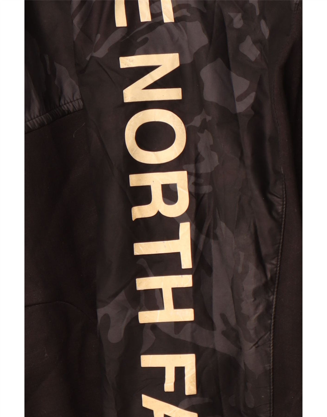 THE NORTH FACE Suéter masculino com capuz e zíper gráfico pequeno preto esportivo