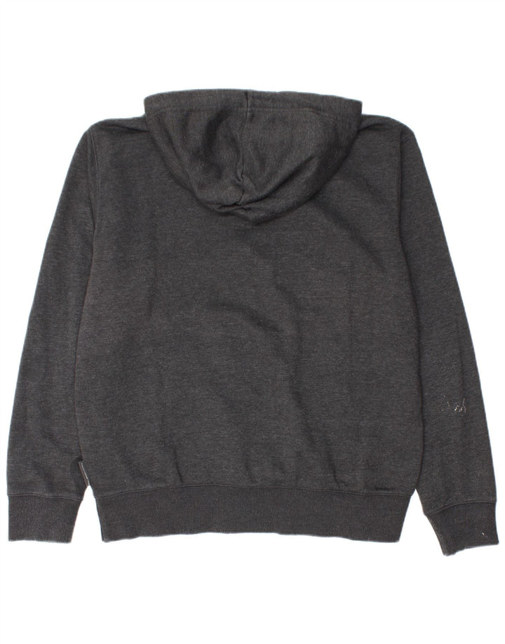 Suéter com capuz masculino French Connection algodão cinza médio