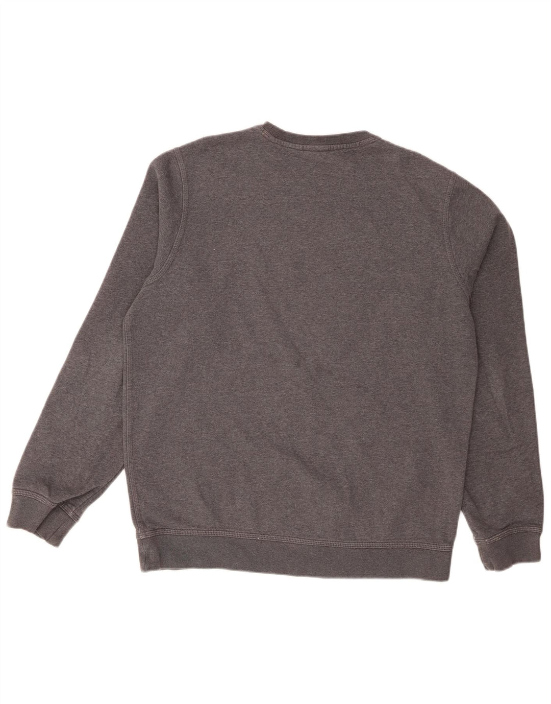 Nike moletom masculino jumper grande algodão cinza