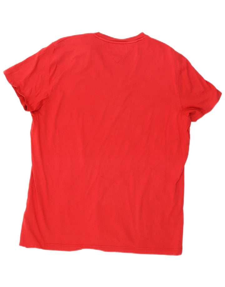 Camiseta feminina Tommy Hilfiger Top 2XL algodão vermelho