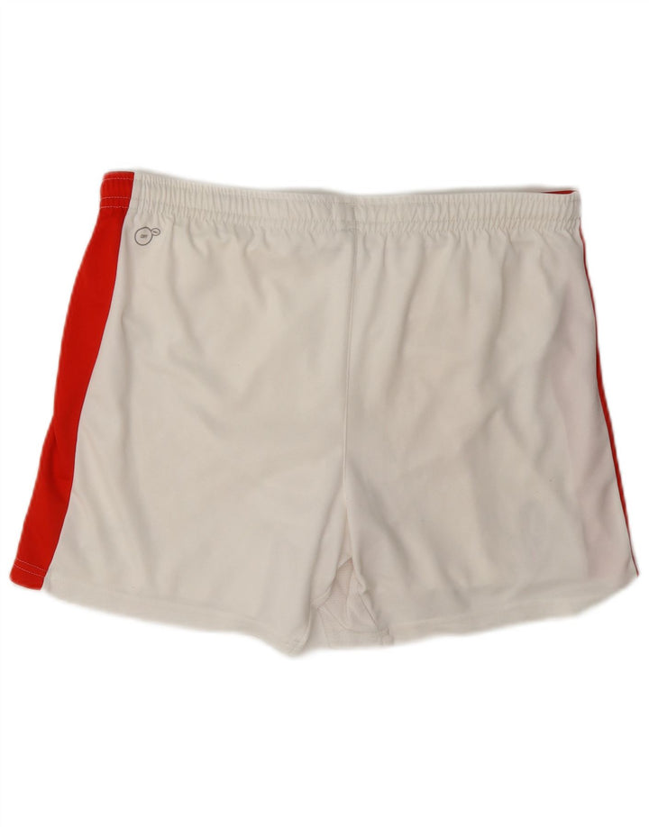 Shorts esportivos Puma meninos 15-16 anos branco colorblock poliéster