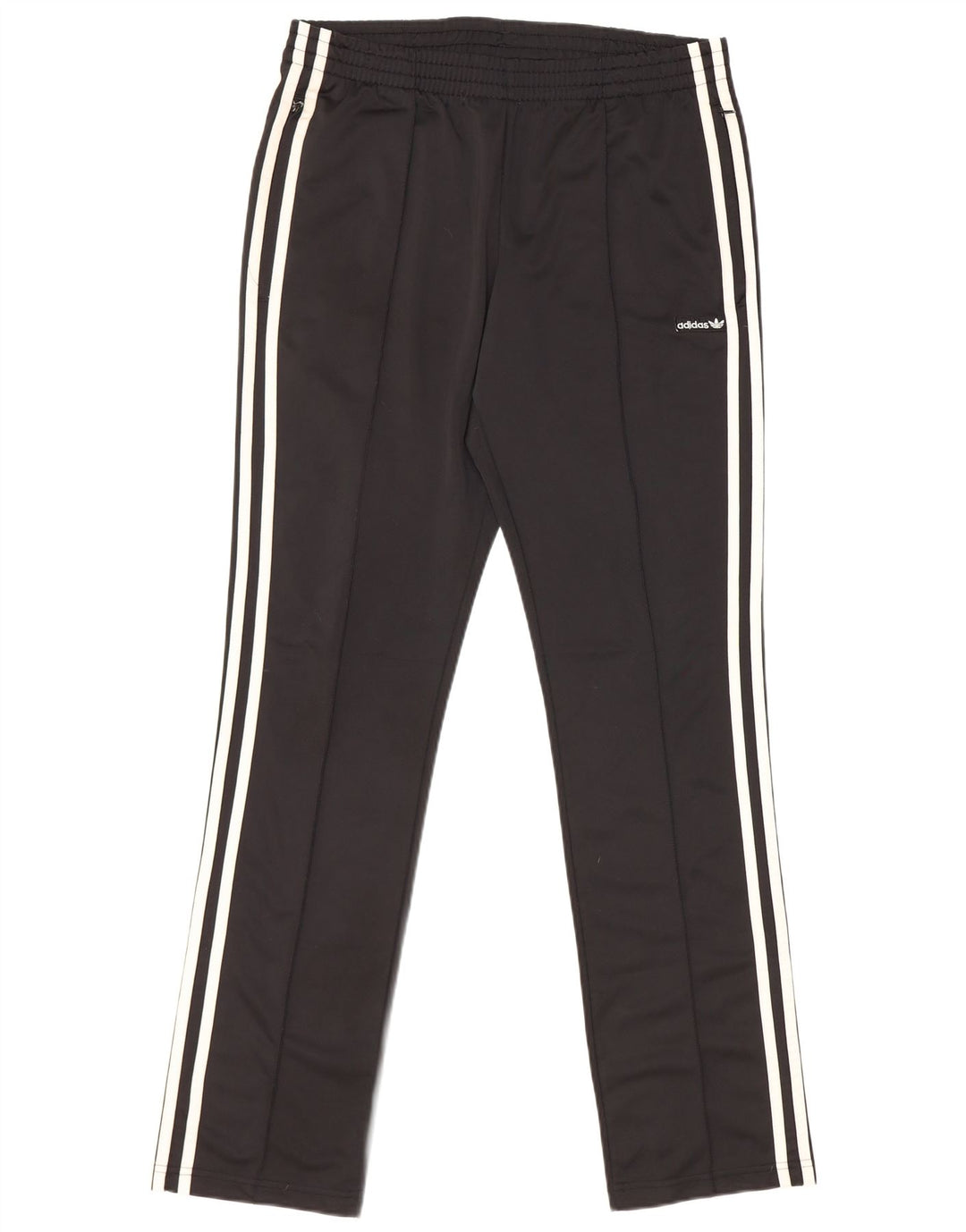Calças de treino masculinas ADIDAS poliéster preto médio
