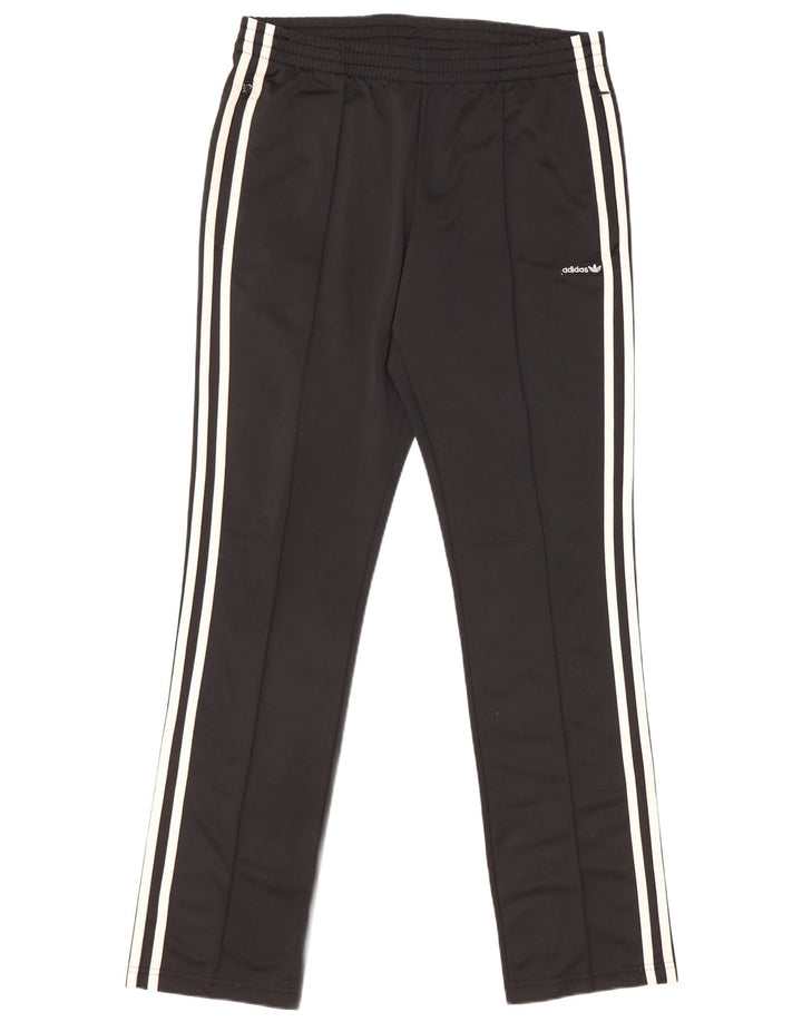 Calças de treino masculinas ADIDAS poliéster preto médio