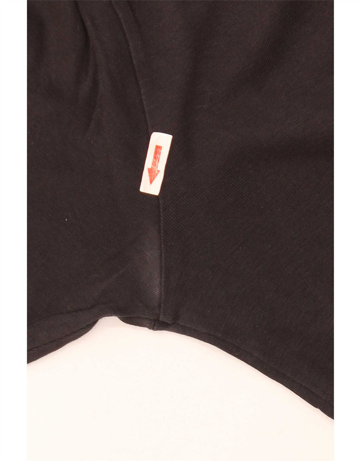 G-Star Mens Top Manga Longa Médio Algodão Preto