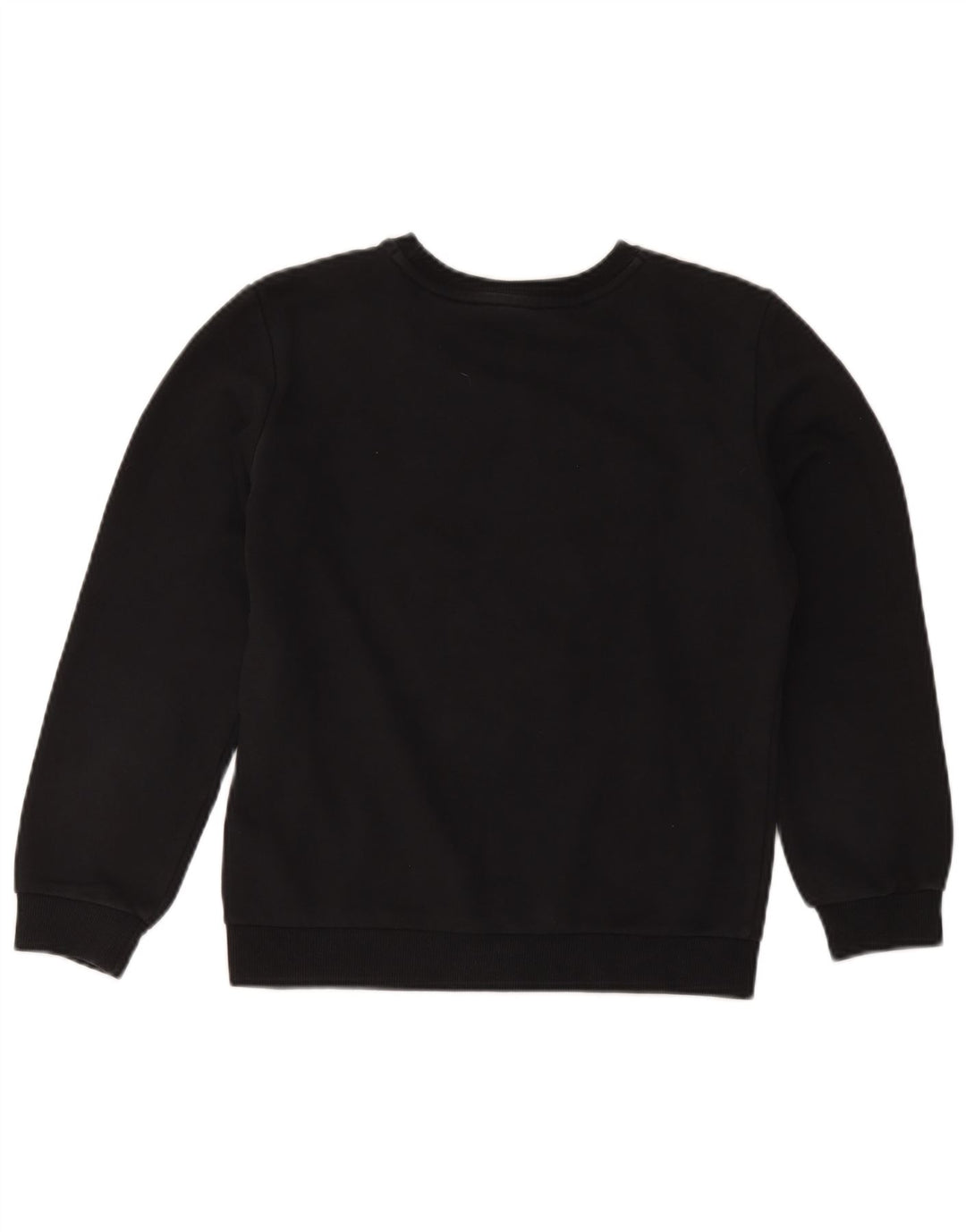 Puma Boys Graphic Sweatshirt Jumper 13-14 Anos Preto Algodão