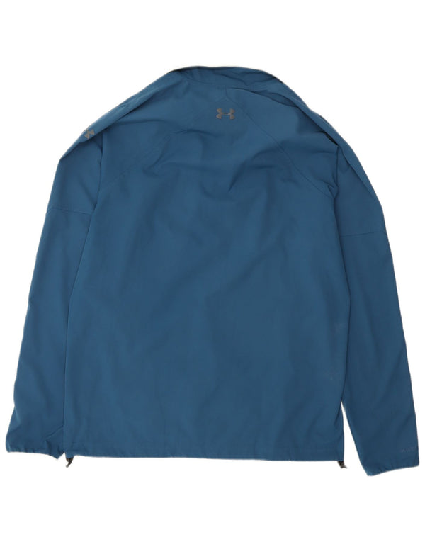 Under Armour masculino gráfico pulôver agasalho jaqueta superior azul médio esportivo