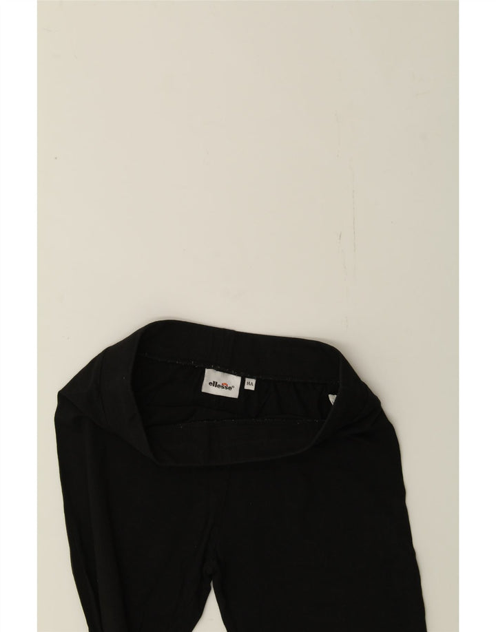 ELLESSE Girls Leggings 13-14 Years  Black Cotton Vintage Ellesse and Second-Hand Ellesse from Messina Hembry 