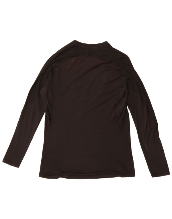 Adidas Mulher Climacool Top Manga Longa Reino Unido 14 Grande Preto