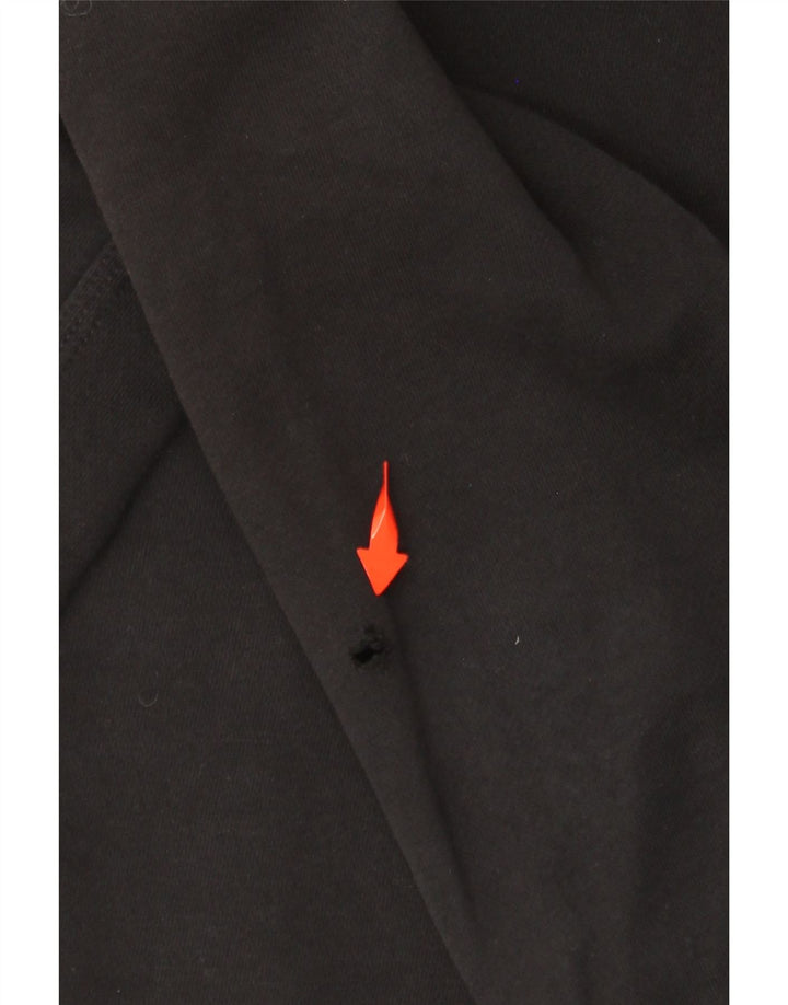 NIKE Meninos moletom com capuz 12-13 anos grande algodão preto