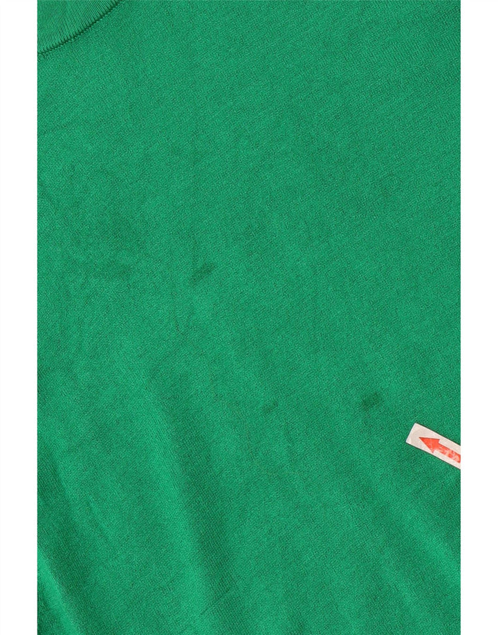 Zara Womens Vest Tank Top UK 12 Médio Viscose Verde