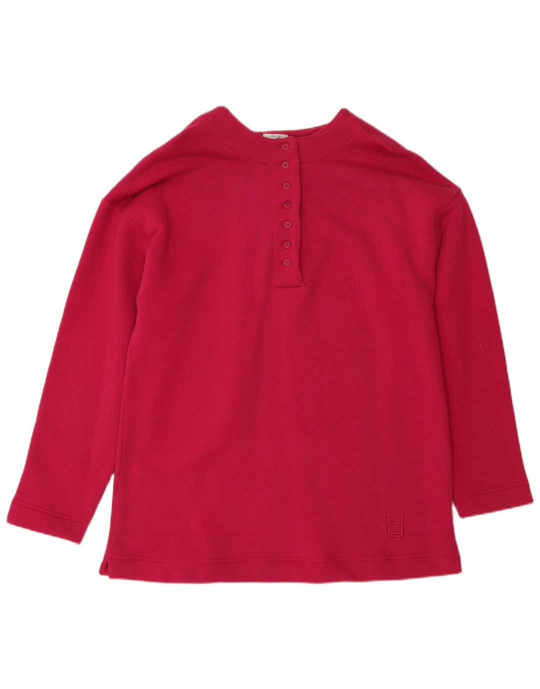 Benetton moletom feminino jumper UK 14 médio rosa