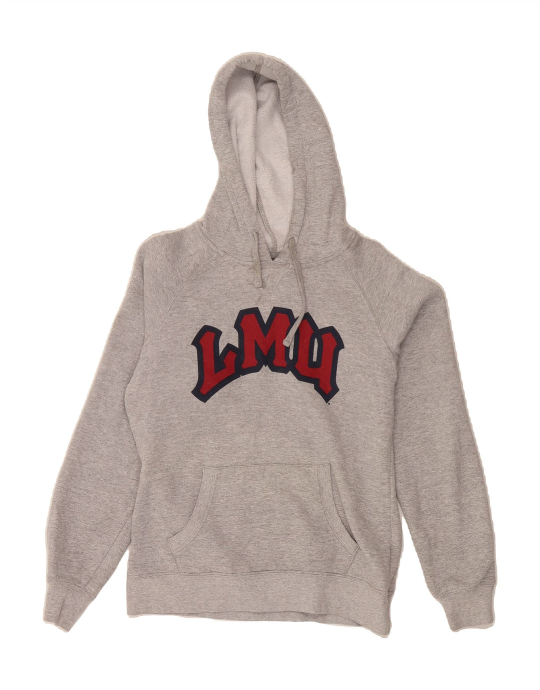 CHAMPION Womens Graphic Hoodie Jumper UK 14 Medium Grey Cotton Vintage Champion and Second-Hand Champion from Messina Hembry 