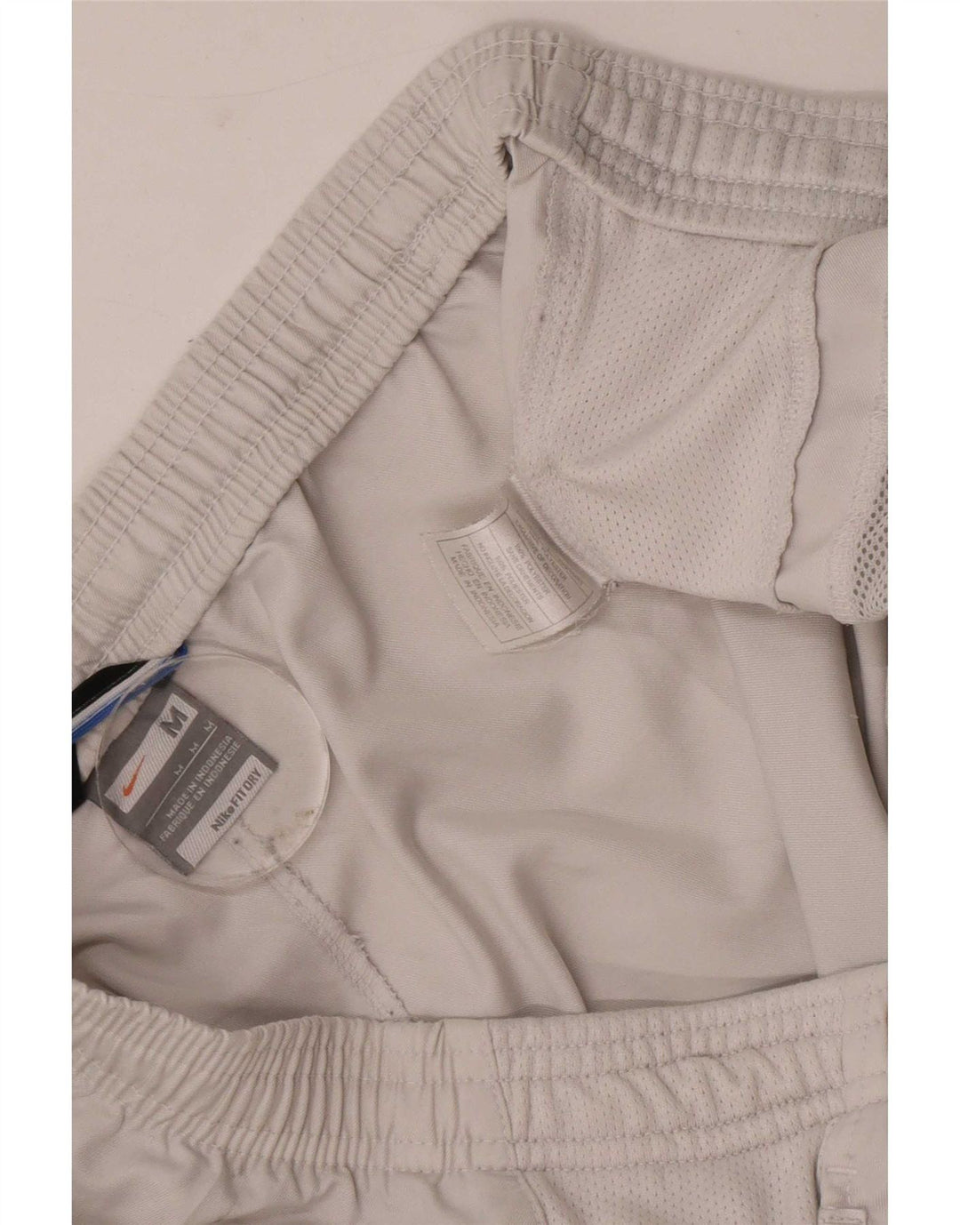 Shorts esportivos masculinos Nike médio branco poliéster