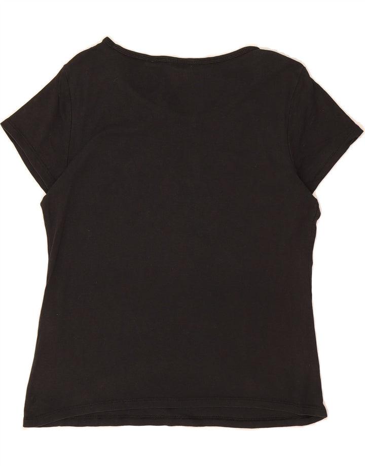 LEVI'S Womens T-Shirt Top UK 18 XL Black Cotton Vintage Levi's and Second-Hand Levi's from Messina Hembry 