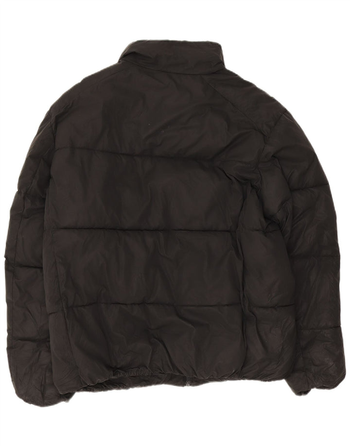 Jaqueta acolchoada masculina Zara UK 40 grande preta