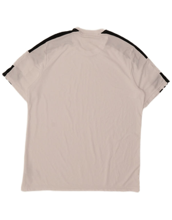 Adidas Mens Aeroready T-Shirt Top XL White Polyester