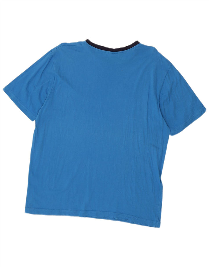 Camiseta masculina LOTTO grande algodão azul