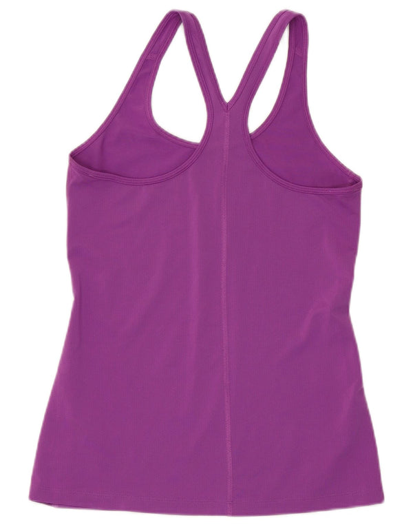 UNDER ARMOUR Womens Heat Gear Vest Top UK 6 XS Roxo Poliéster