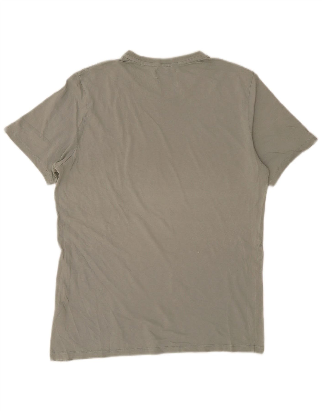 Camiseta masculina CALVIN KLEIN top pequeno algodão cinza
