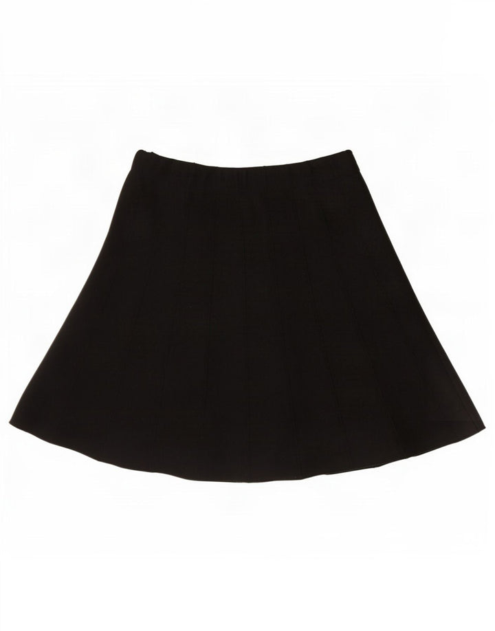 Saia feminina Zara A-Line médio W28 viscose preta
