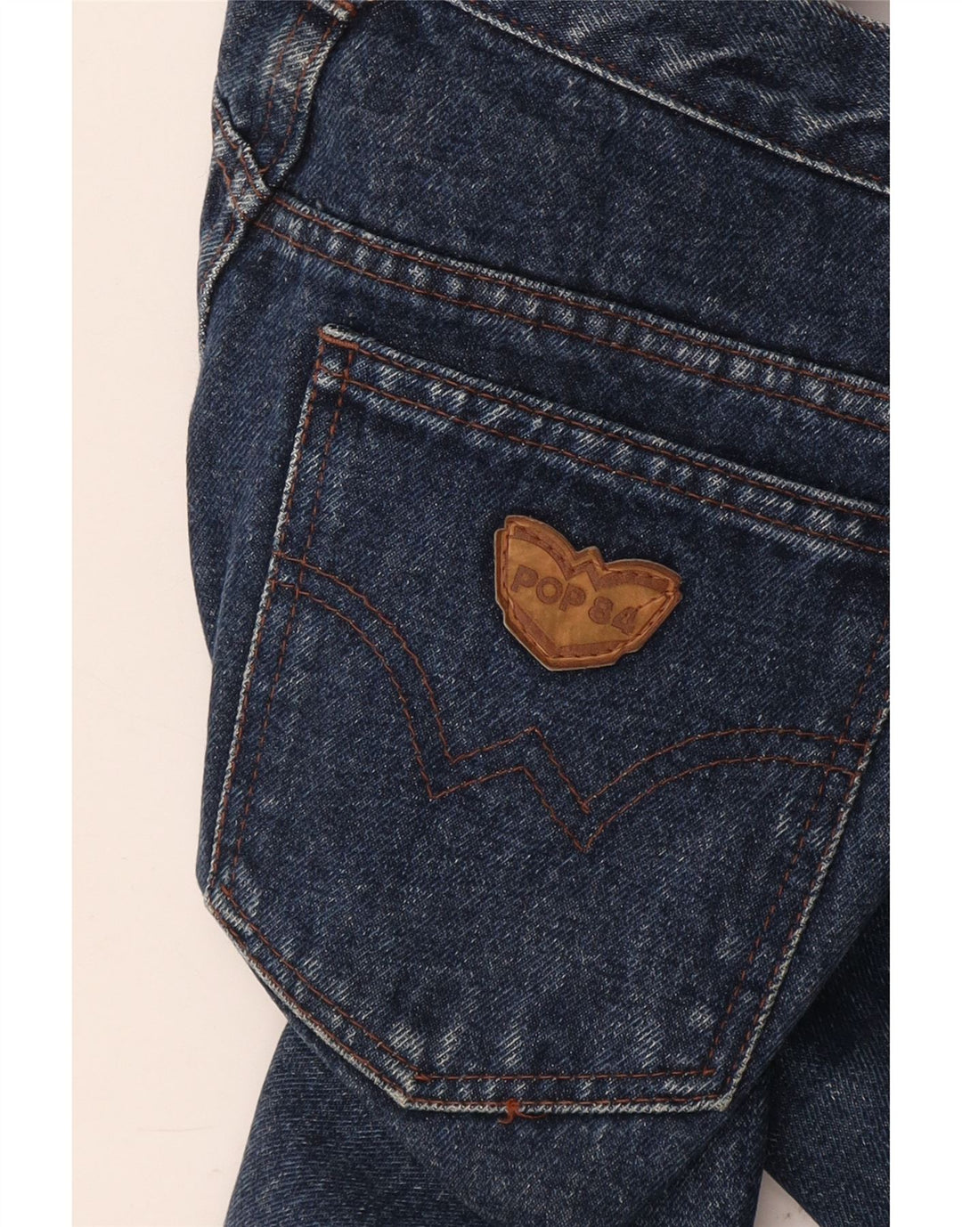 Jeans cônicos masculinos POP 84 W28 L29 azul