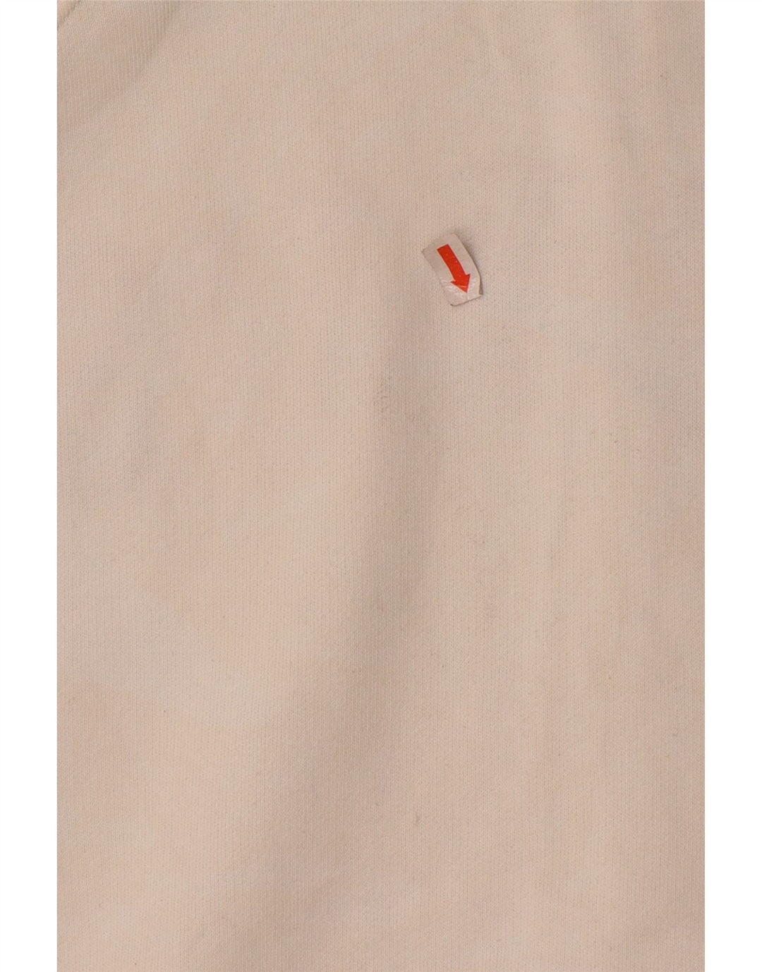 Suéter feminino com capuz gráfico oversized LEVI'S Reino Unido 6 XS algodão branco