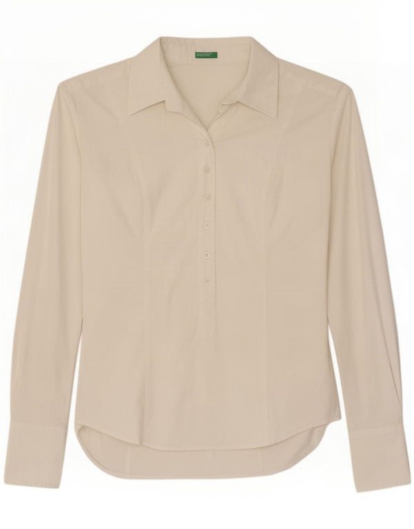 Pulôver feminino Benetton UK 10 pequeno branco